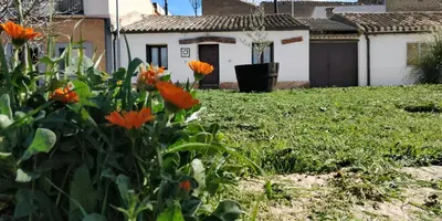 Jardín al aire libre en La mimosa