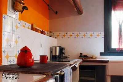 Una cocina o zona de cocina en La mimosa