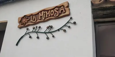 Certificado, premio, señal o documento que está expuesto en La mimosa