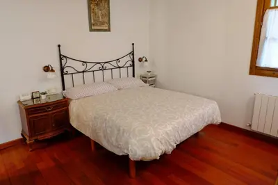 Cama o camas de una habitación en Apartamento rùstico Escunhau