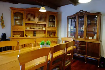 Una cocina o zona de cocina en Apartamento rùstico Escunhau