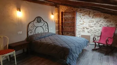 Cama o camas de una habitación en Aurora Boreal