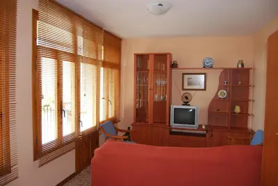 Una televisión o centro de entretenimiento en CASA LACAMBRA