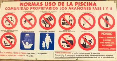 Certificado, premio, señal o documento que está expuesto en Arañones
