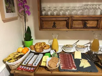Comida en o cerca de este hostal o pensión