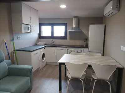 Una cocina o zona de cocina en Hotel Balfagón