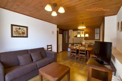 Zona de estar de Apartaments La Peguera II