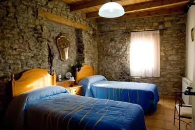 Cama o camas de una habitación en Casa Ros