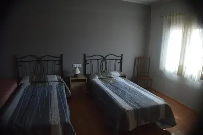 Cama o camas de una habitación en Casa Rural El Convento