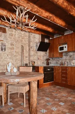 Una cocina o zona de cocina en Antiguo Rincón