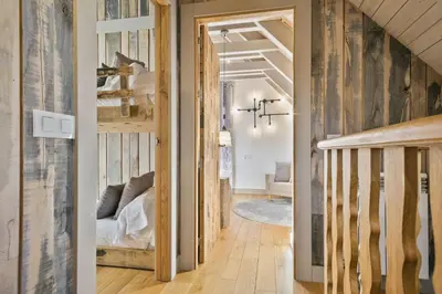Cama o camas de una habitación en LUDERNA - Dúplex Pin Nere