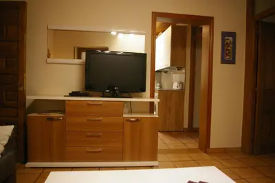 Una cocina o zona de cocina en Apartmento AZKOITI