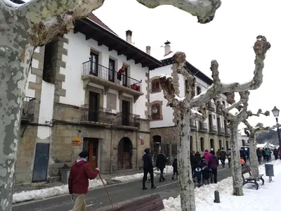 Apartmento AZKOITI en invierno