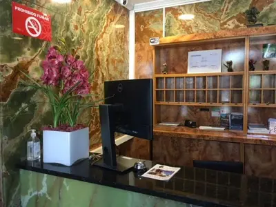 El vestíbulo o zona de recepción de Hostal Rural Oricáin