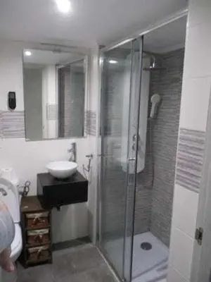 Un baño de Casa Rural La Malena