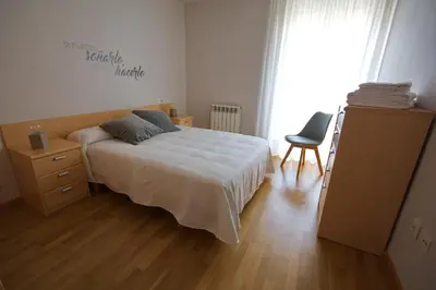 Cama o camas de una habitación en El Pórtico de las Bardenas