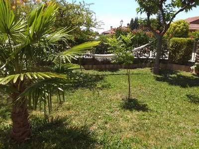 Jardín al aire libre en CASA el NOGAL
