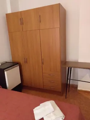 Cama o camas de una habitación en PENSION MIRAFLORES