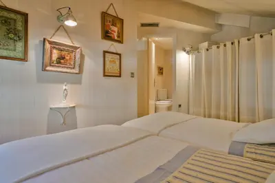 Cama o camas de una habitación en Luderna - Apartamento Besiberri