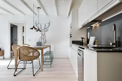 Una cocina o zona de cocina en Luderna - Apartamento Cap de Aran A2