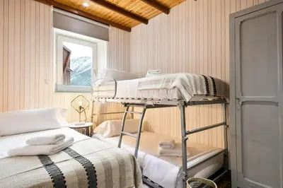 Cama o camas de una habitación en Luderna - Apartamento Cap de Aran A3