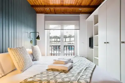 Cama o camas de una habitación en Luderna - Apartamento Cap de Aran A3