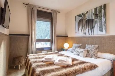 Cama o camas de una habitación en Luderna - Apartamento Dera Nhèu