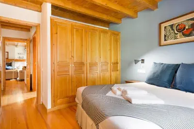 Cama o camas de una habitación en Luderna - Apartamento Orri A4