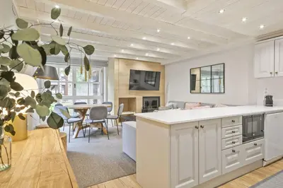 Una cocina o zona de cocina en Luderna - Apartamento Val de Ruda A61 de Sarradé