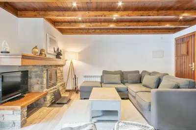 Zona de estar de Luderna - Apartamento Val de Ruda B1 Morèdo