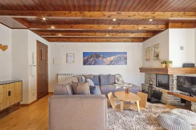 Zona de estar de Luderna - Apartamento Val de Ruda B17 dera Artiga