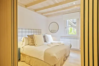 Cama o camas de una habitación en Luderna - Apartamento Val de Ruda B25 Sarraèra