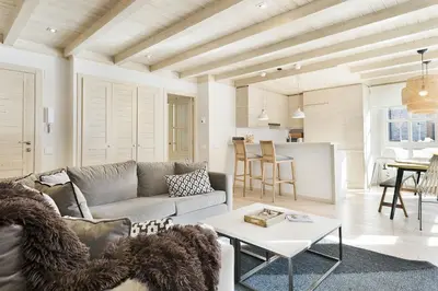 Zona de estar de Luderna - Apartamento Val de Ruda B25 Sarraèra