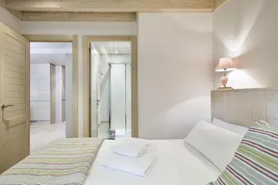 Cama o camas de una habitación en Luderna - Apartamento Val de Ruda B26 des Garonets