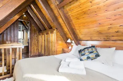 Cama o camas de una habitación en Luderna - Casa con terraza Cuylas