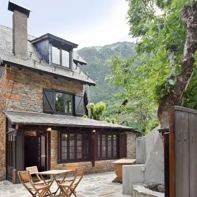 Luderna - Casa con terraza dera Aubeta