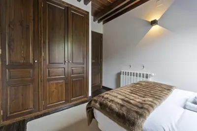 Cama o camas de una habitación en Luderna - Casa con terraza Unhola