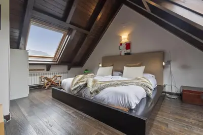 Cama o camas de una habitación en Luderna - Casa con terraza Unhola