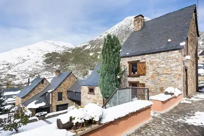 Luderna - Casa Obago en invierno