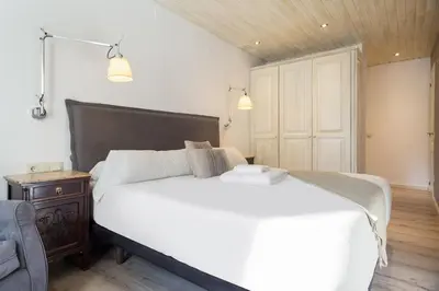 Cama o camas de una habitación en Luderna - Dúplex Cap de Aran A1