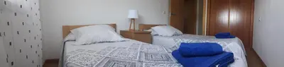 Cama o camas de una habitación en El Descanso