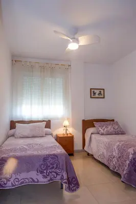 Cama o camas de una habitación en Els Ports d'Horta