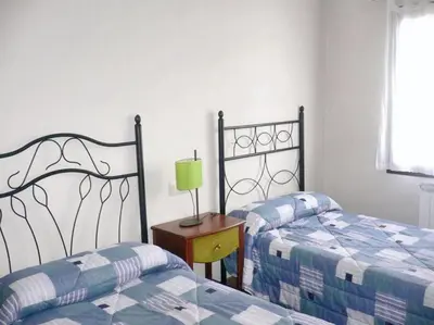 Cama o camas de una habitación en Comfortable Apartment with Mountain View in Laspaúles