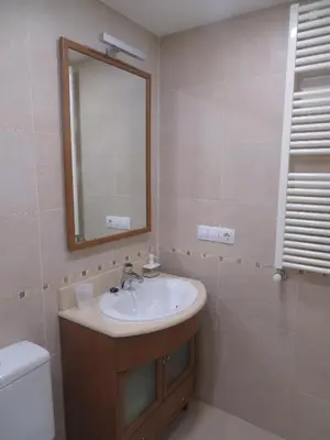 Un baño de Coqueto apartamento Las Margas Golf
