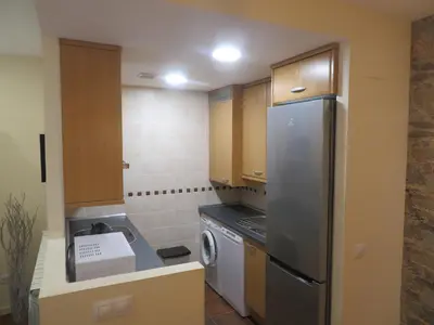 Una cocina o zona de cocina en Coqueto apartamento Las Margas Golf