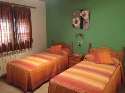 Cama o camas de una habitación en Casa Rural Besolí