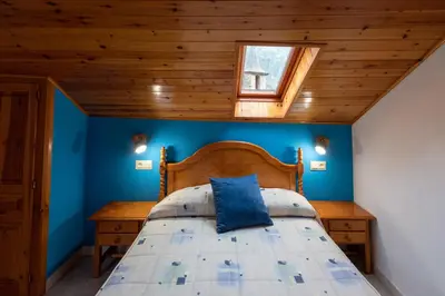 Cama o camas de una habitación en Casa Rural Besolí