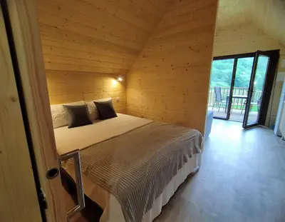 Cama o camas de una habitación en Panticosa Lodge