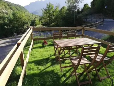 Paisaje cerca de este camping