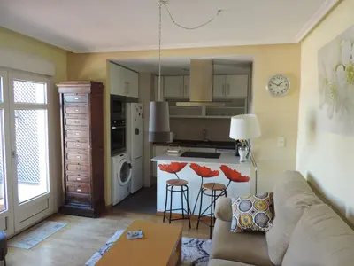 Una cocina o zona de cocina en La Balaustrada, con parking incluido